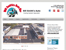 Tablet Screenshot of billsmithsauto.com